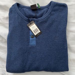 G Star Raw Imperial Blue Long Sleeve Shirt Korpaz Slim style